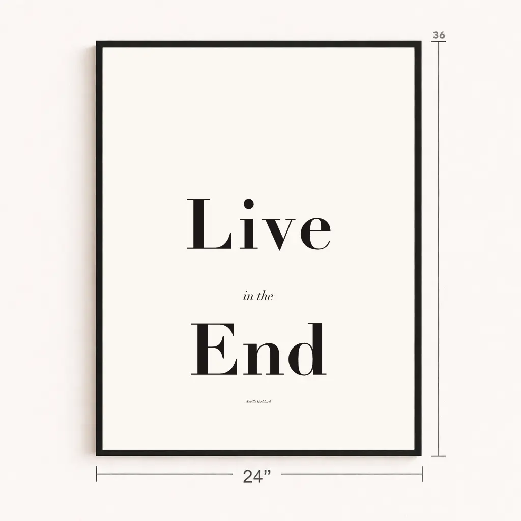 Live in the End